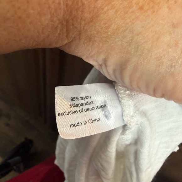 Lane Bryant Ivory Lace Trim Tank Top - Picture 5 of 10